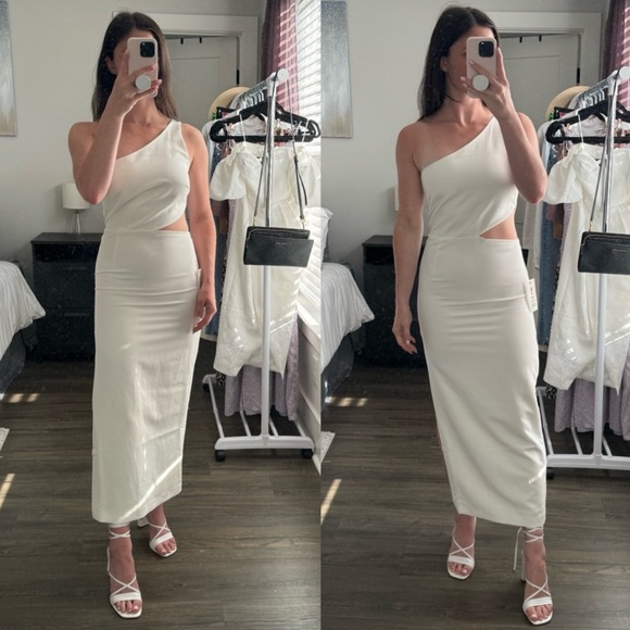 bardot jenna one shoulder dress Bardot | Dresses | Nwt Bardot Jenna One Shoulder White